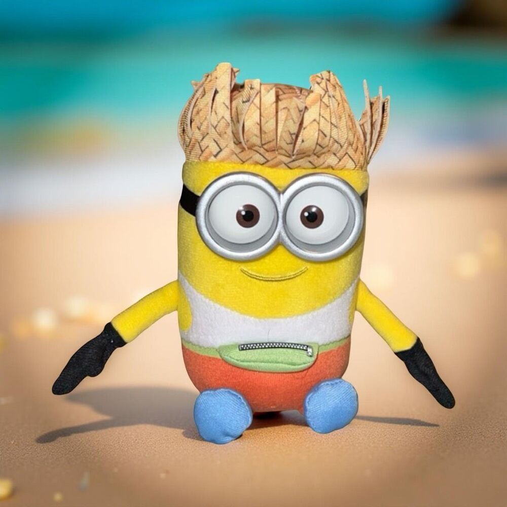 Ty Despicable Me3 Tourist Minion Dave Plush Toy 8” P15